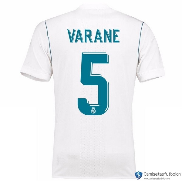 Camiseta Real Madrid Primera equipo Varane 2017-18
